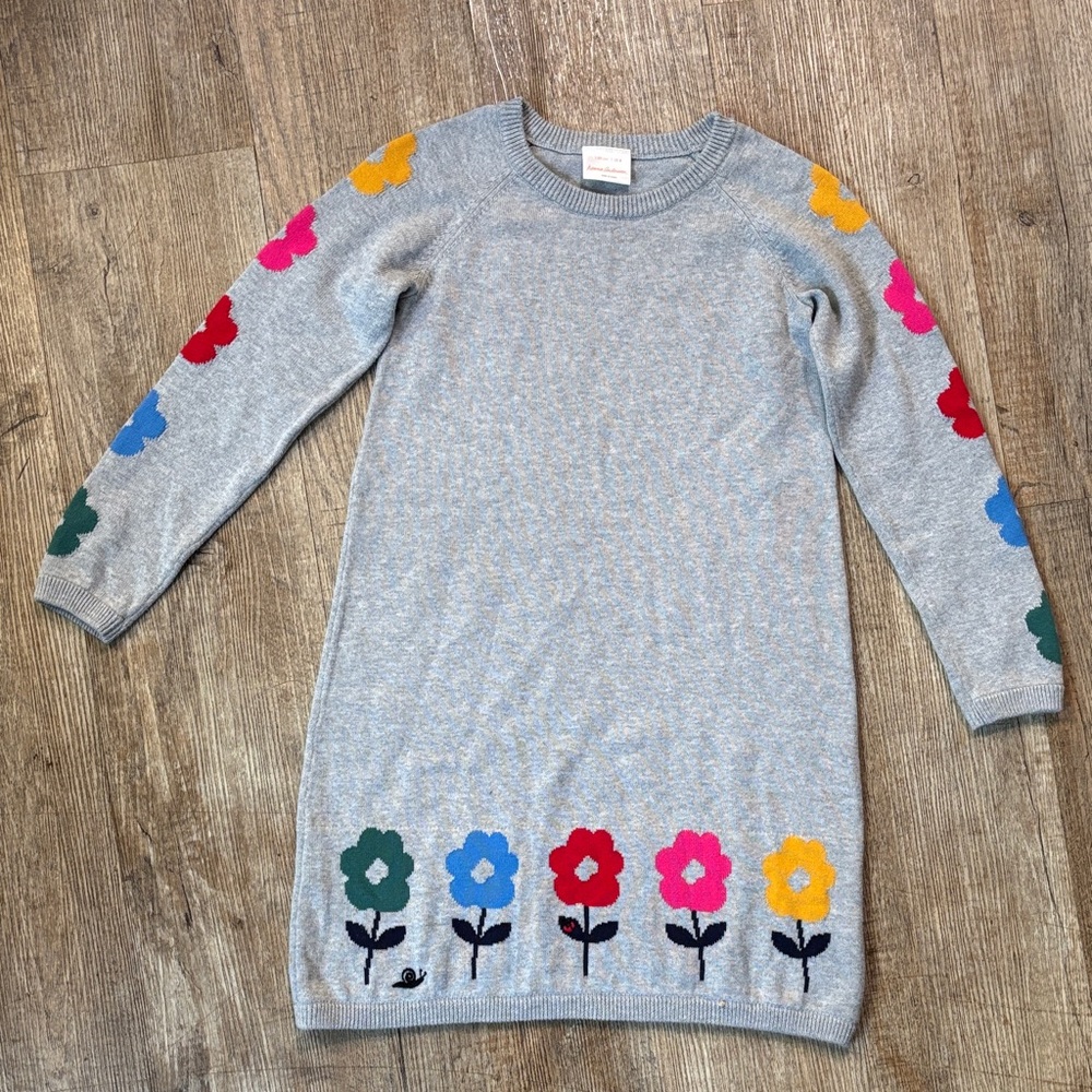 Hanna Andersson floral knit dress